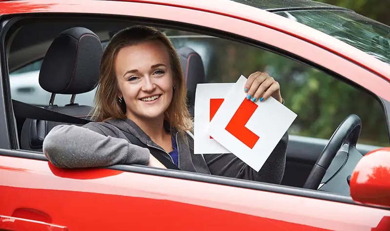 Photo of learner driver